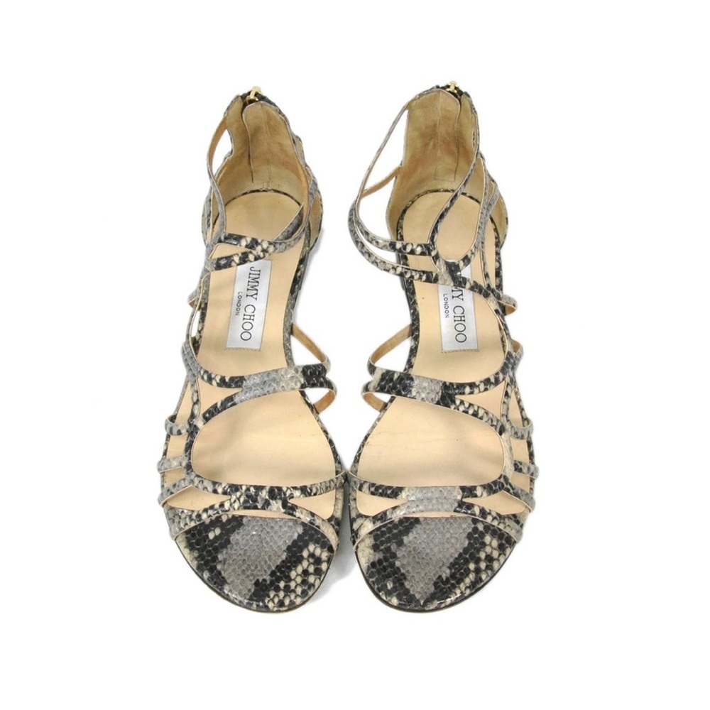 Jimmy Choo Python Sandals - Picture 3 of 11